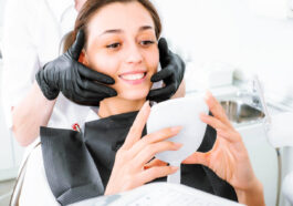 a happy patient after dental reconstruction